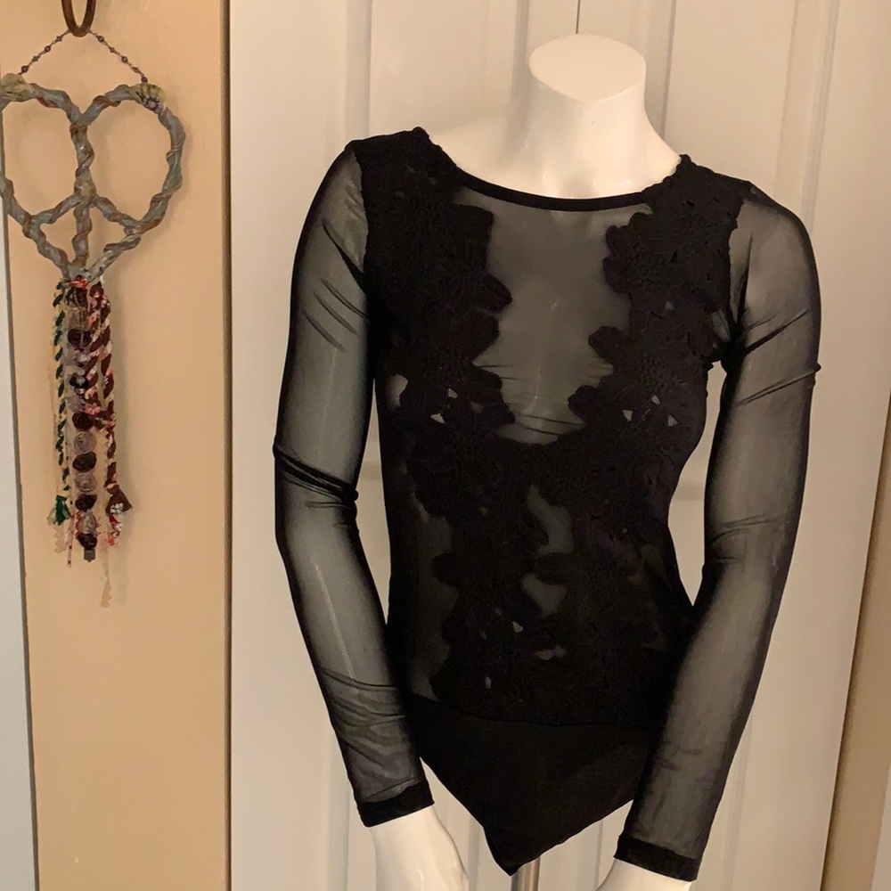 Haute Monde Lace Bodysuit NWOT